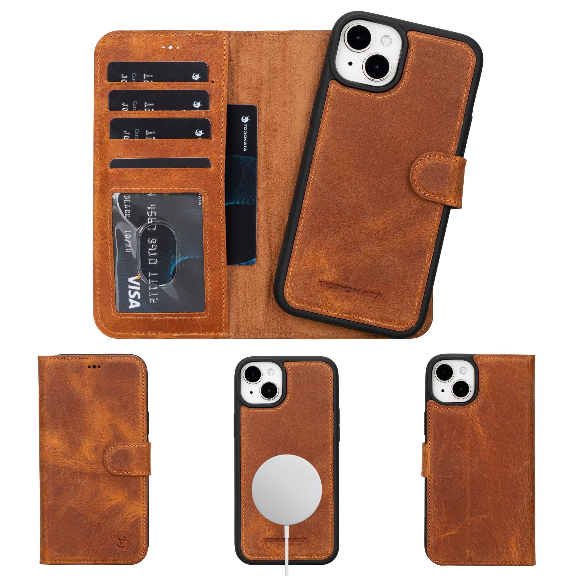 Casper iPhone 14 Series Detachable Leather Wallet Case