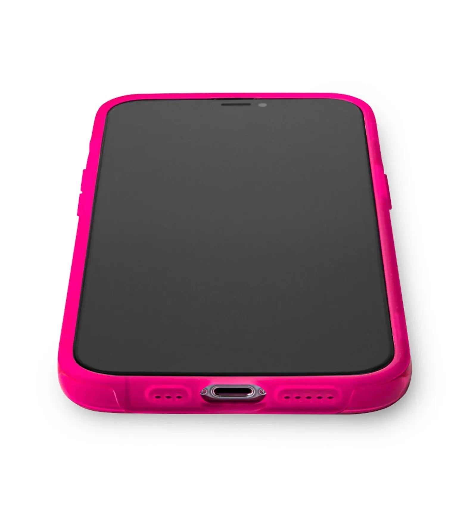 Neon Pink Kaleidoscope iPhone Case